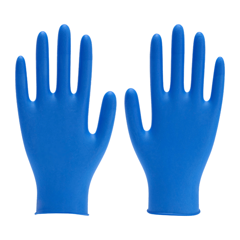 9 inch XL Food-Grade Powdered Nitrile Gloves