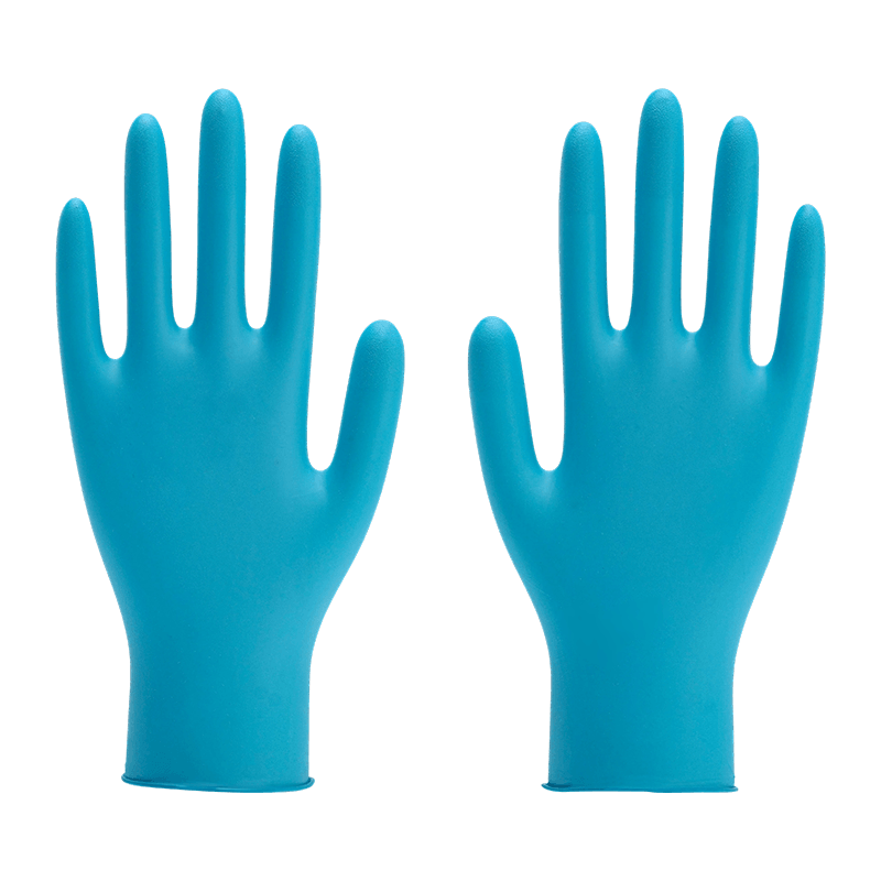 9 inch S Biosafety Protection Powder-Free Nitrile Gloves