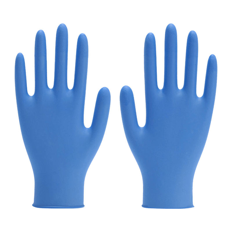 9 inch M Biosafety Protection Powdered Nitrile Gloves