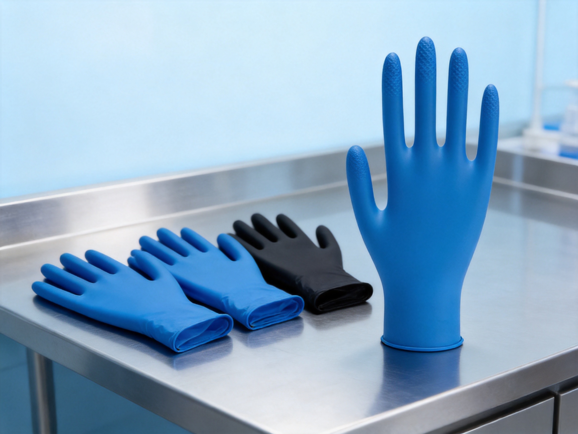 9-Inch XL Food-Grade Fingertip-Textured Nitrile Gloves: Performance, Manufacturing Quality, and Application Value