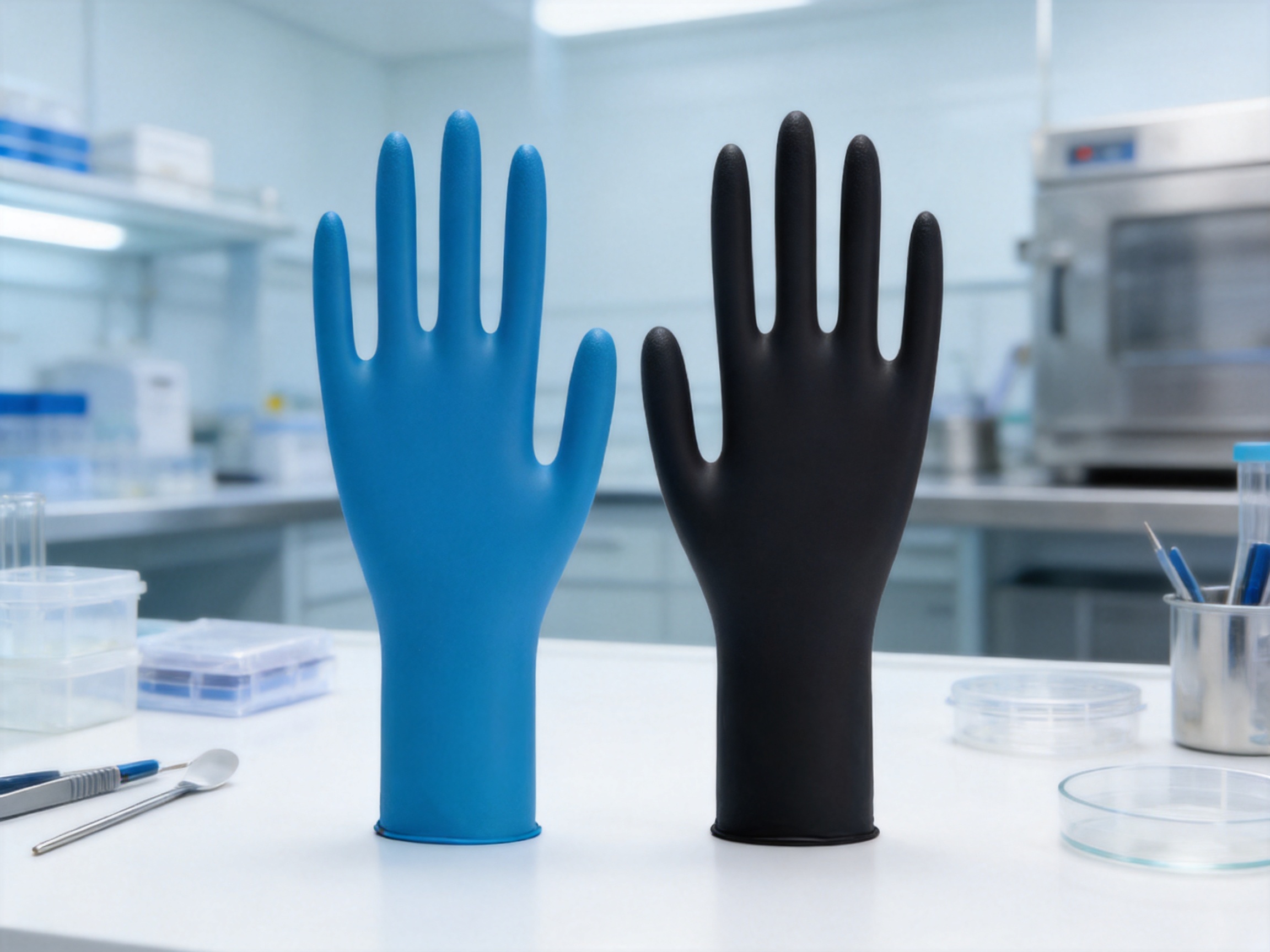 12-Inch XS Powder-Free Nitrile Gloves for Biosafety, Medical, and Industrial Protection